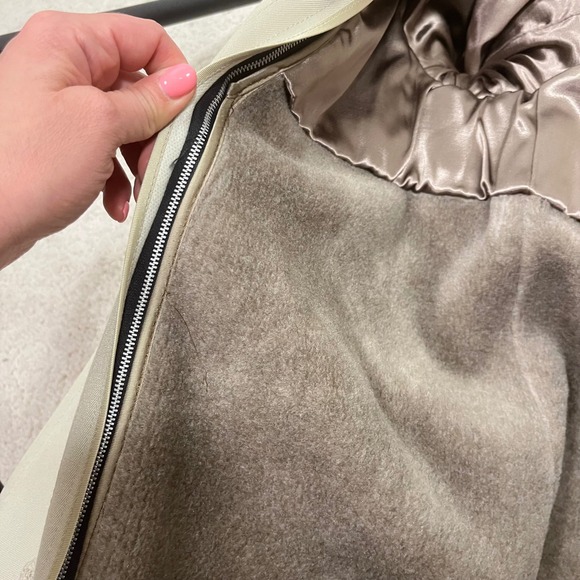 Vintage London Fog Mens Tan Trench Coat Zip Out Faux Fur Liner 38 Reg Beige - Picture 7 of 15